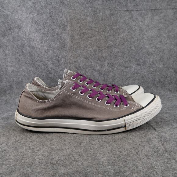 Converse Shoes Mens 11 Sneakers All Star Casual Canvas Gray Lace Up Trainers - Picture 1 of 13